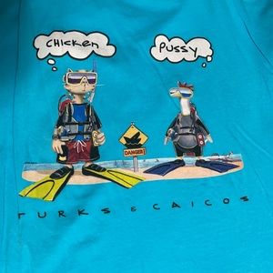 Turks and Caicos Duck and Co Blue T-Shirt